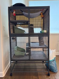 MidWest Ferret Nation Deluxe Small Animal/Ferret Cage, Double Story & Single Story