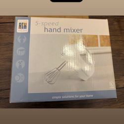 5 - speed hand mixer
