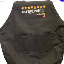 Scrap Booking Apron With Pockets