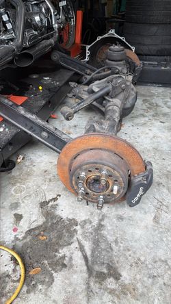 12 bolt rear with strong arms and wilwood brakes