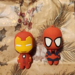 Hallmark Marvel Super Heroes Christmas Ornaments - Set of 2 