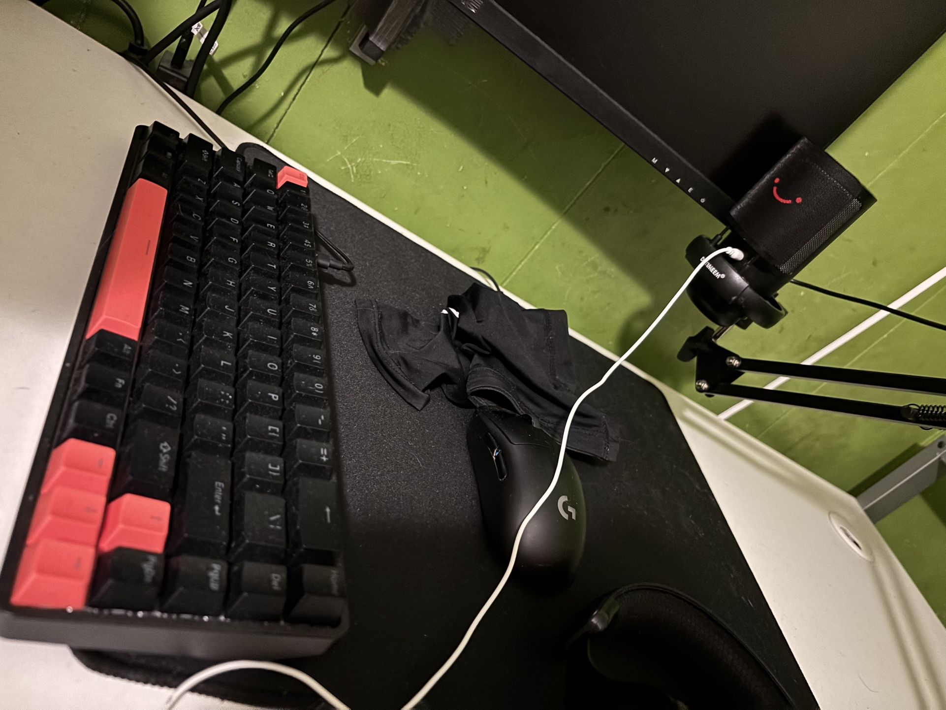 Mic And Mouse Pad
