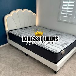 NEW FULL BED FRAME WITH MATTRESS 