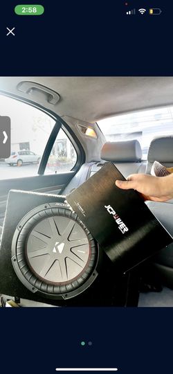 Kicker Comp R 12in Subwoofer With Amp 🔊🔥