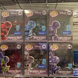 Mickey Mouse Art Series Funko Pops 