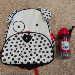 Skip Hop Small Dog Back Pack With Water Bottle