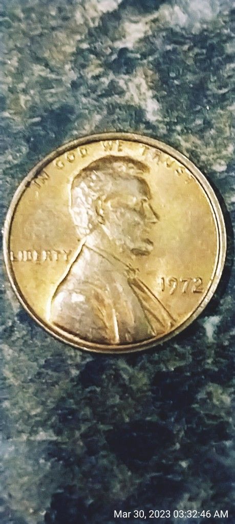 1972 DDO LINCOLN MEMORIAL ONE CENT GC