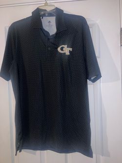 Adidas ACC Georgia Tech Yellow Jackets polo shirt size M