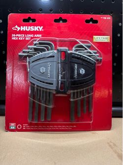 Husky 26 pcs long arm hex key set