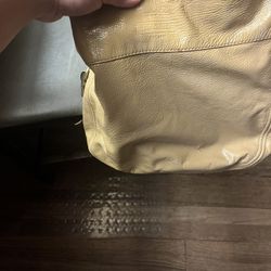 Coach Yellow Leather Antique Bag