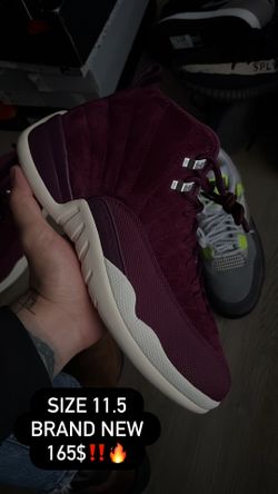 Jordan 12 Bordo Maroon Brand New 11.5