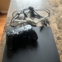 Ps4+ Controller+  All necessary cords  for usage 