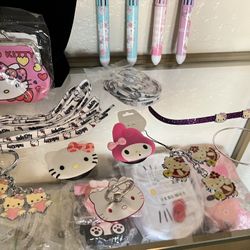 Hello Kitty, Accessories $5  Each