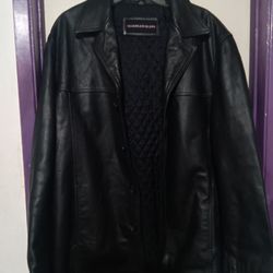 Charles Klein The Boss Large Leather Mens Jacket