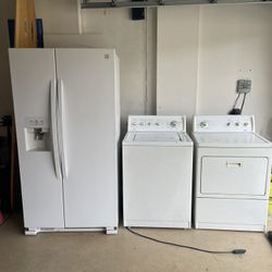 Kenmore Washer/dryer Refrigerator 