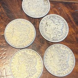 Morgan Silver Dollar Coins 