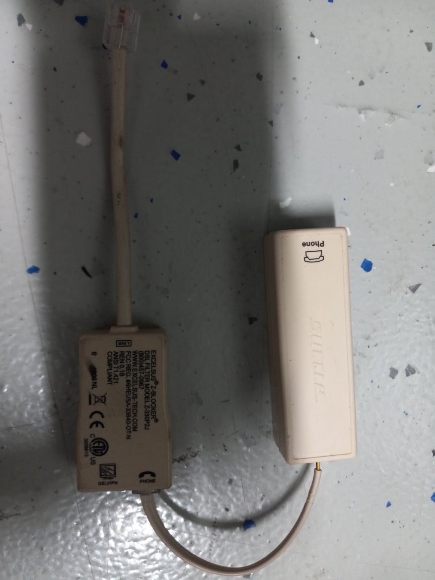 DSL In-line Splitter w/Noise Filter