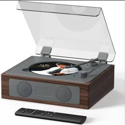 Retro CD Player Portable with Speakers