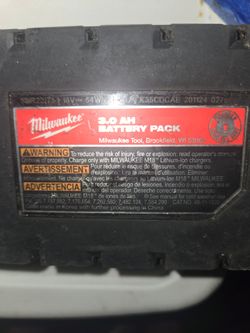 Milwaukee battery 3.0ah Heavy Duty $40obo