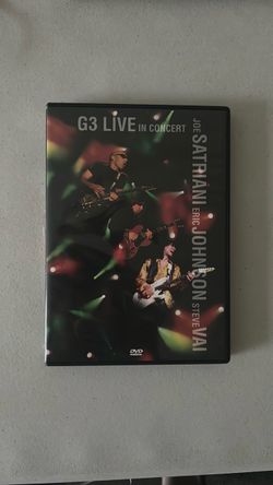 G3 Live in Concert DVD – Satriani, Johnson, Vai