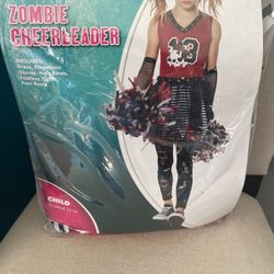 Zombie Cheerleader Halloween Costume 