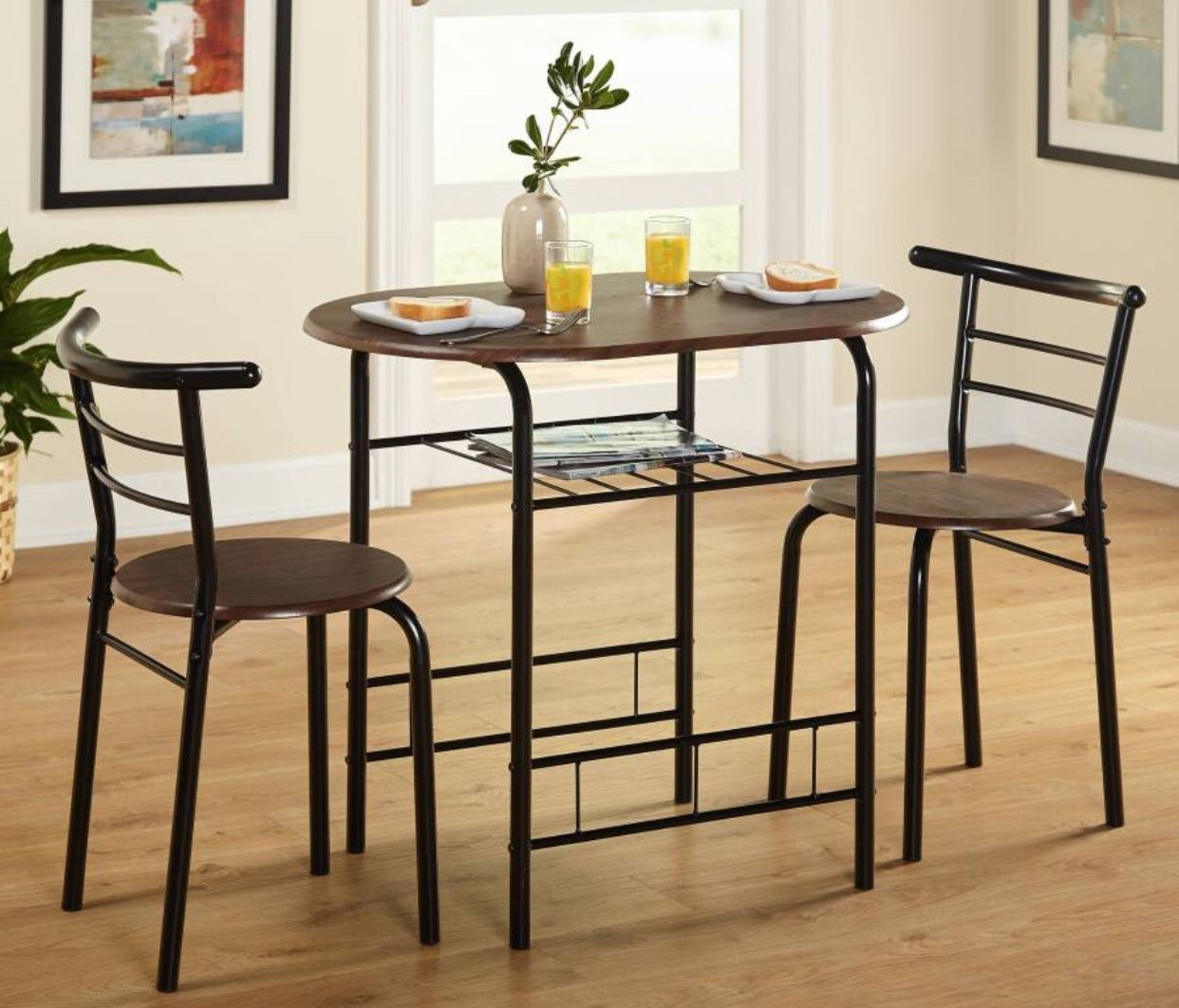 Bistro kitchen set table with 2 chairs - NEW