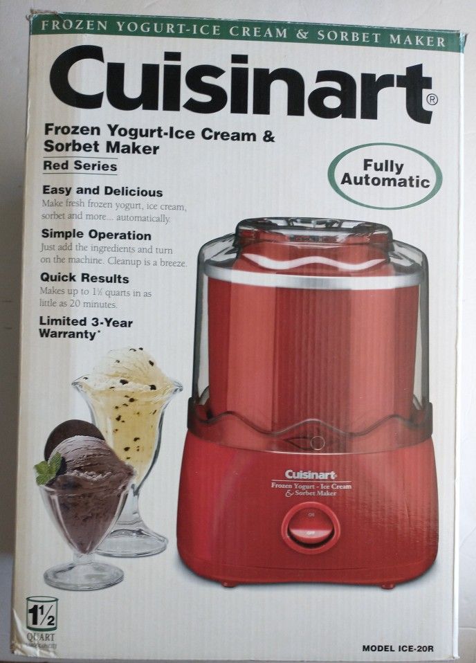 Cuisinart Ice Cream Maker Gently Used W Box