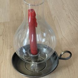 Bronze Finish Candle Holder