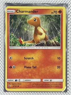 Pokémon (2017) Charmander #18/147 Burning Shadows