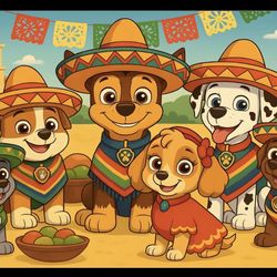 Paw Patrol Backdrop 