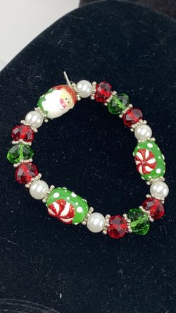 Christmas things two bracelet and 4 brooch