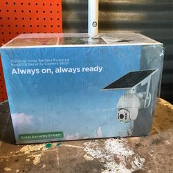 Solium Solar Powered Video Camera New In Box