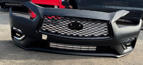2018 2019 2020 2021 INFINITI Q50 FRONT BUMPER WITH GRILLS