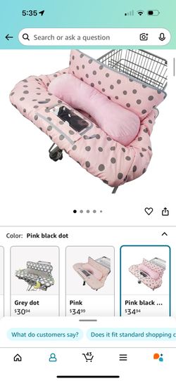 Shopping Cart Cover With Pillow