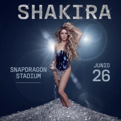 2 Shakira Concert Tickets 