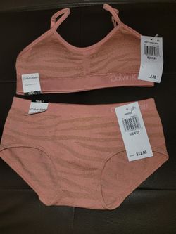 Girls Calvin Klein Underwear Set