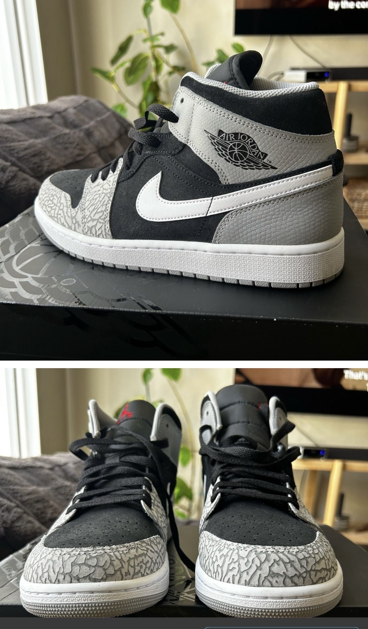 2022 Air Jordan 1 Mid SE 'Elephant Toe' 12 men's