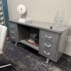 Vintage Industrial Console 