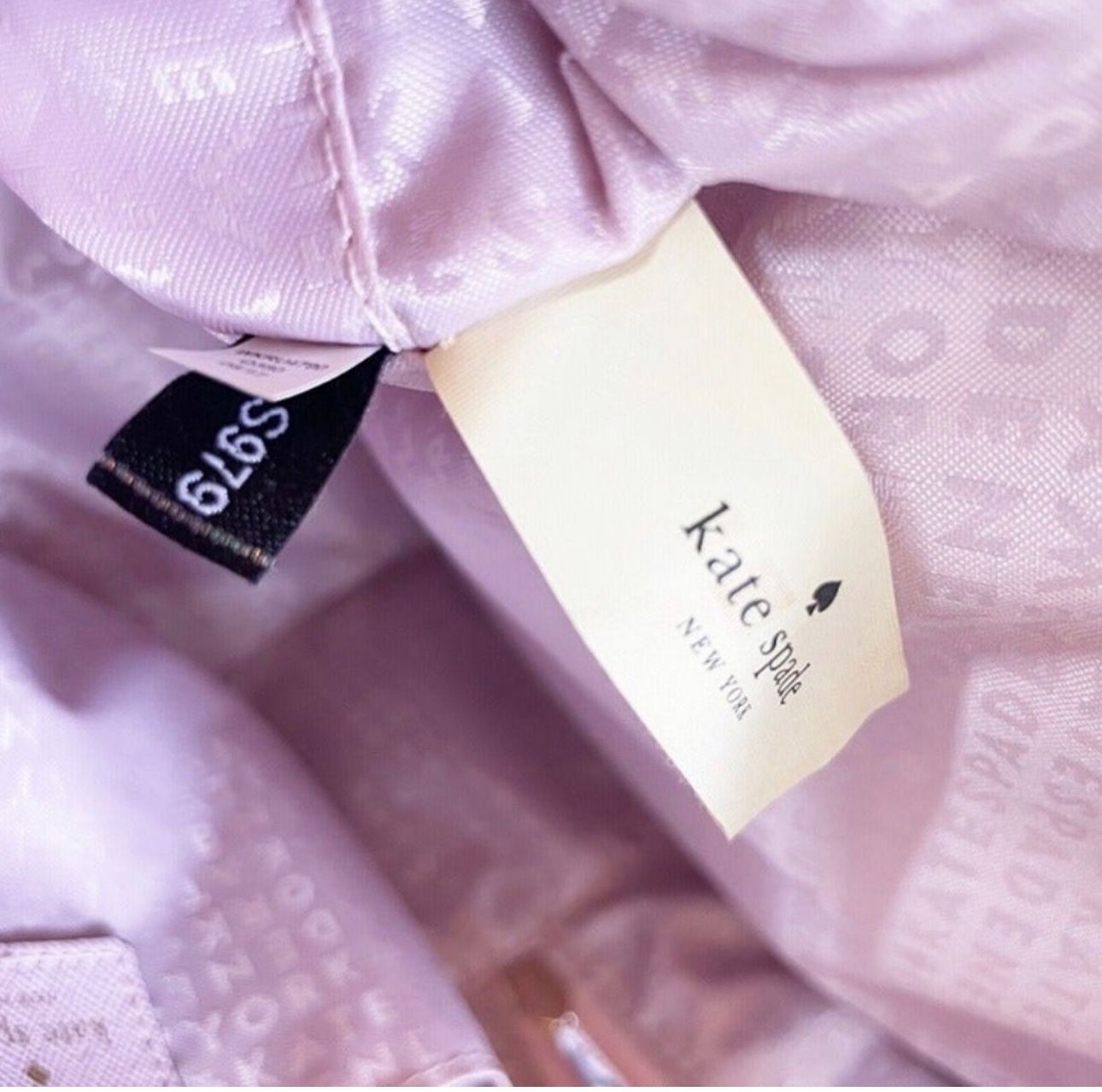 Kate Spade Haven Lane Sammi Backpack WKRU4790 Pink Glitter Dot Coated Canvas Kate Spade Haven Lane Sammi Backpack WKRU4790 Pink Glitter  main image 3