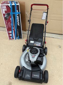 Murray 22 in. 140 cc Briggs & Stratton Walk Behind Gas Self-Propelled Lawn Mower with Front Wheel Drive and Bagger