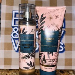 Bath & Body Works Sunrise Woods Set 