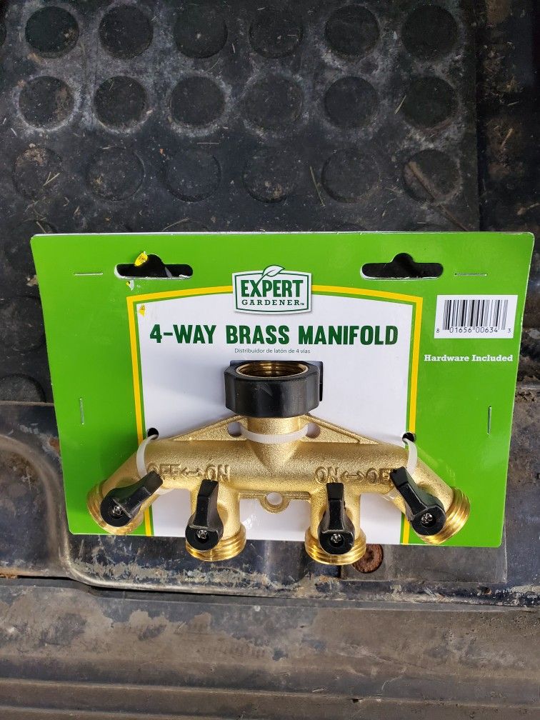 4 Way Brass Water Manifold