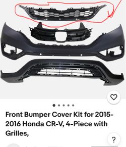 Honda crv 2015-2016 front bumper parts