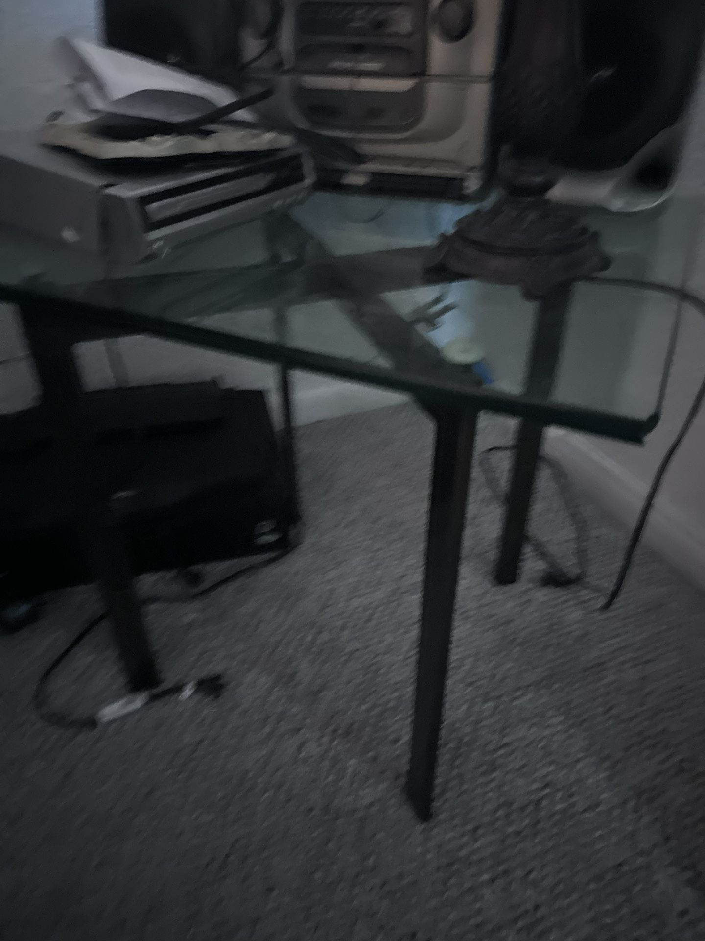 Glass table