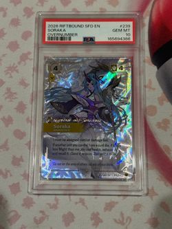 PSA 10 Soraka Overnumber 2026 Riftbound #239