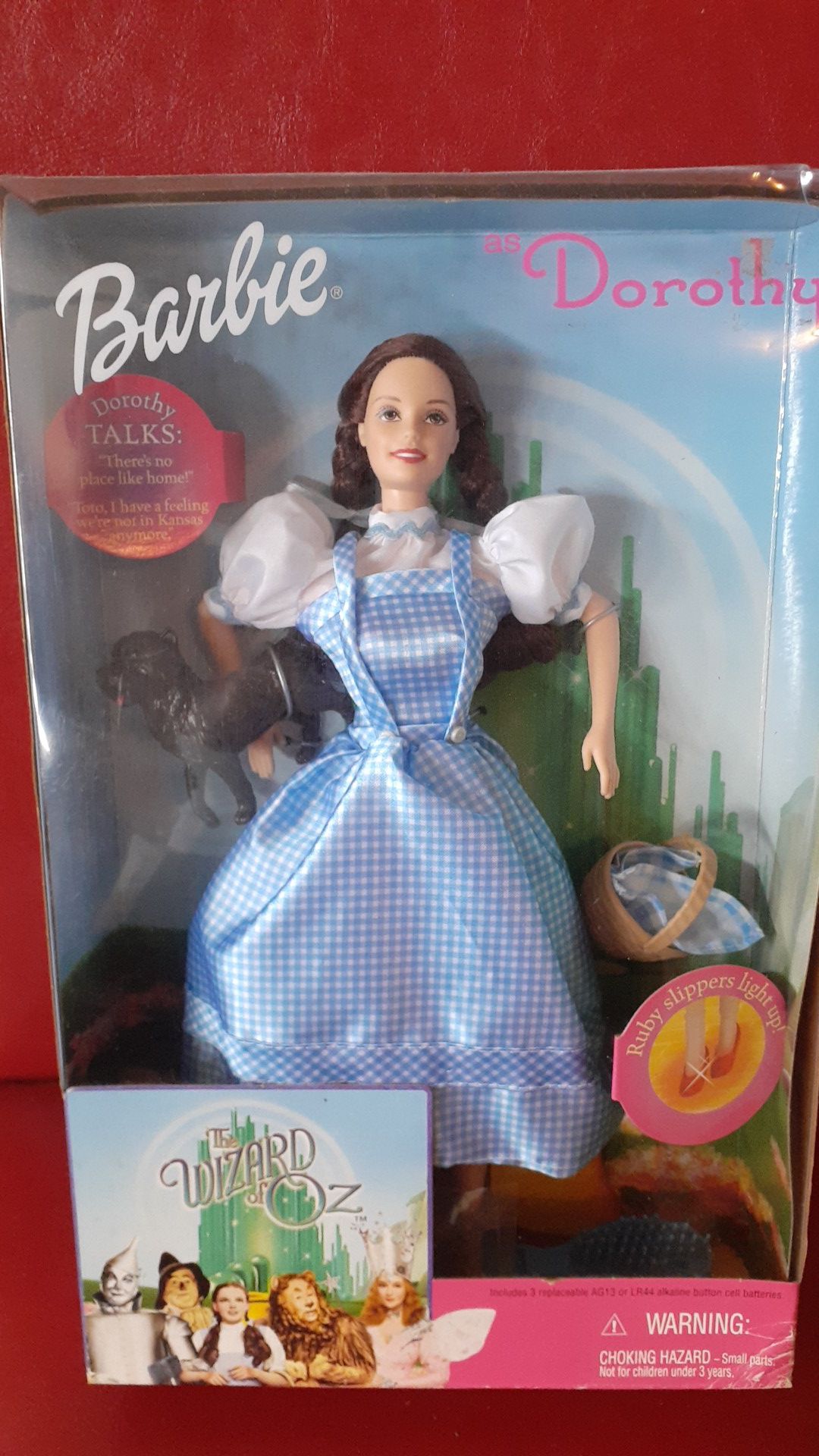 NEW IN BOX BARBIE AS DOROTHY WIZARD OF OZ MATTEL