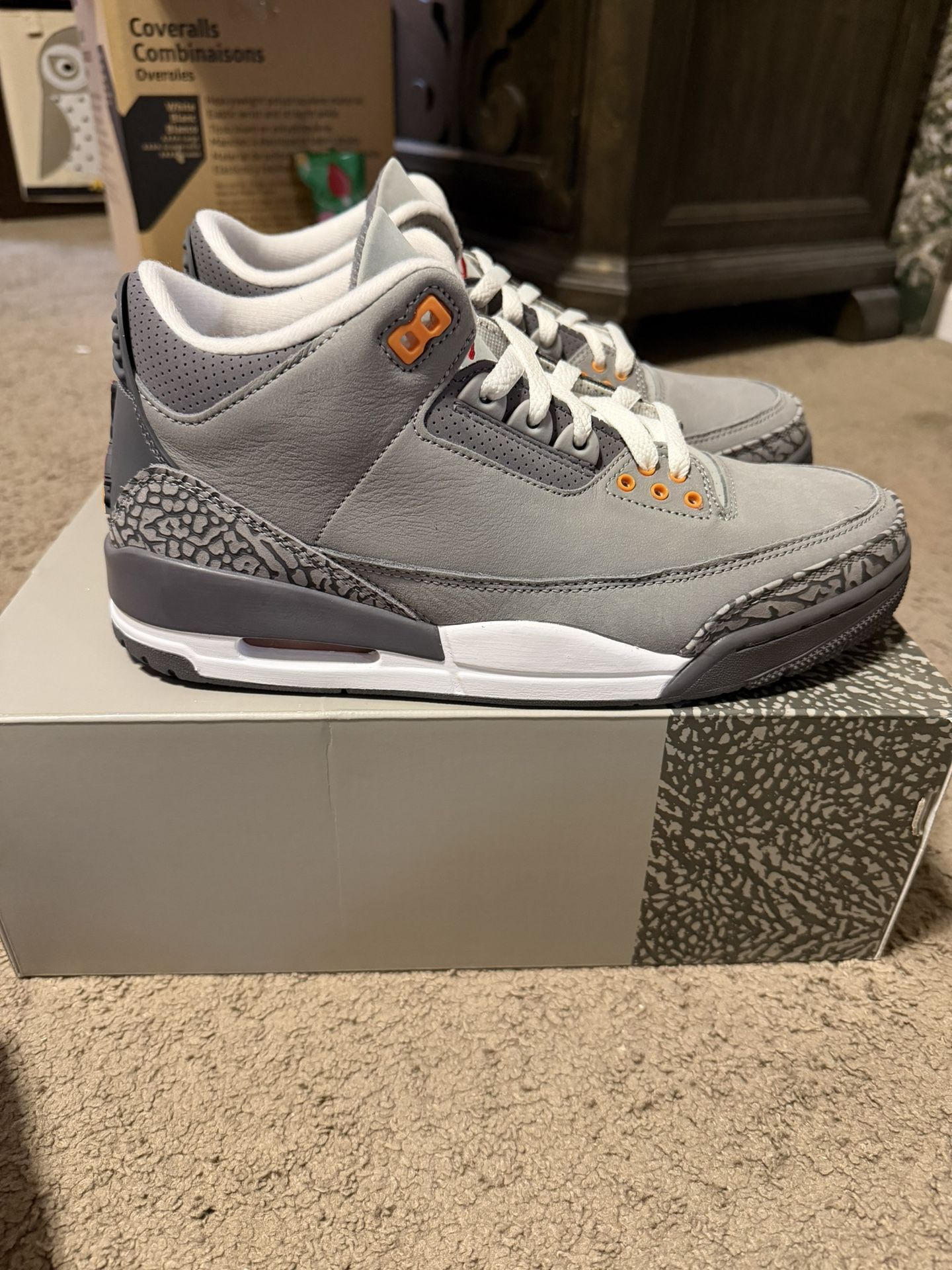 Jordan Retro 3 “Cool Grey” Size 9 Men