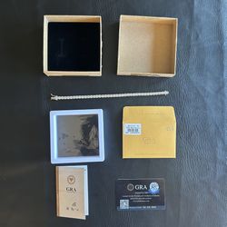 Moissanite Tennis Bracelet VVS1 925 Silver 5mm 8 Inch Brand New Passes Tester