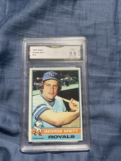 GMA 3.5 1976 Topps George Brett