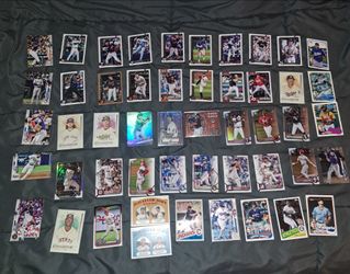 Lot of 50 Baseball Rookie Cards Base Parallels Colors